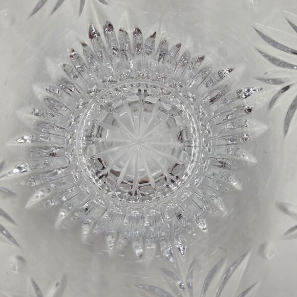 Mikasa Christmas Night Footed Nut or Candy Crystal Bowl - Picture 8 of 10